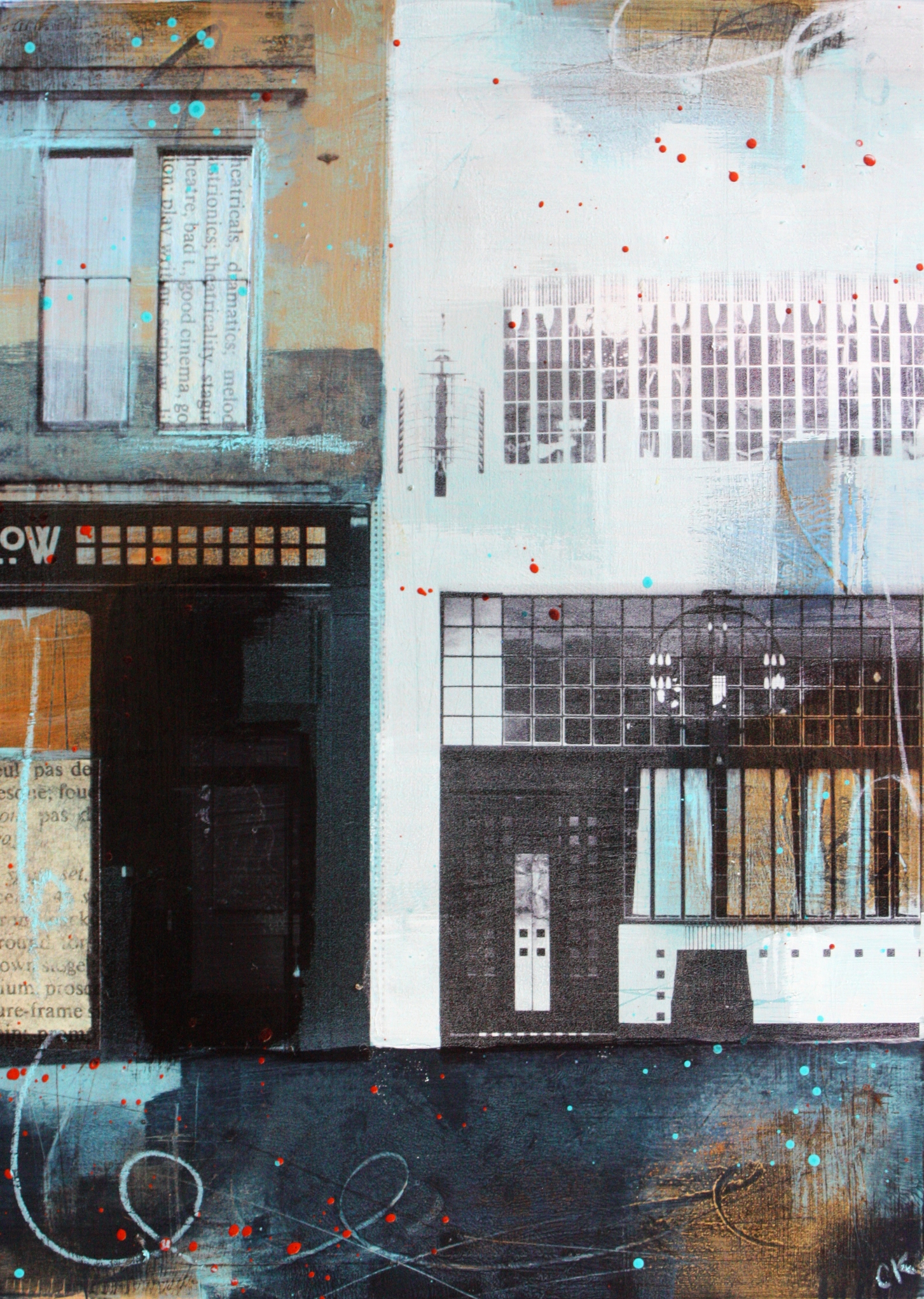 'Glasgow Streetscape #10' by artist Claire Kennedy